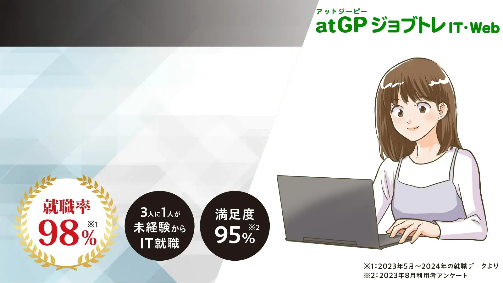 atGP ジョブトレ IT Web プロと一緒にスキルを身につけ自信をつけて新しい自分へ！